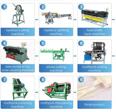 China Hotel Toothpick Making Machine Production Equipment for sale