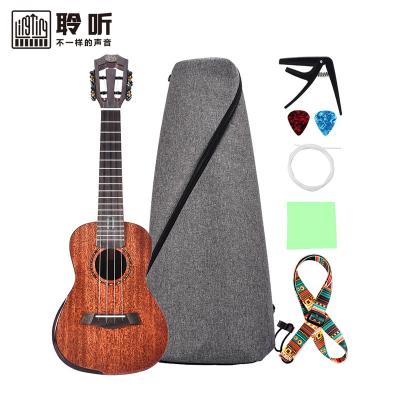 China 26 inch concert tenor solid mahogany professional high end ukulele all solid mahogany for sale