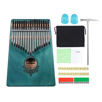 China Wholesale 17 Keys Musical Instrument Solid Mahogany Mahogany Kalimba Treelf Kalimba Hot OEM Factory Sale Kalimba for sale