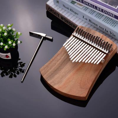 China Okoume + 17 Key Inch Piano Kalimba Camphorwood C Tone Factory Wholesale Cheap Steel Kalimba OEM for sale