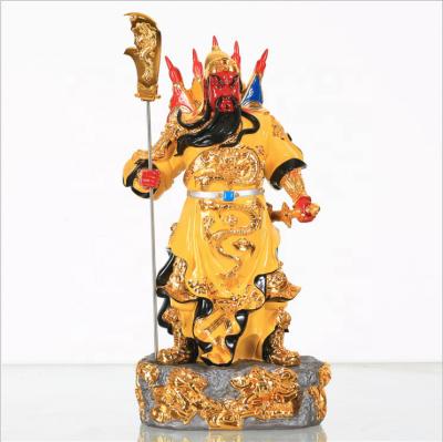 China Europe statue decoration Guan Yu Guan Gong Galan Buddha open Resin God Guan Erye Wu God of Wealth Wealth for sale