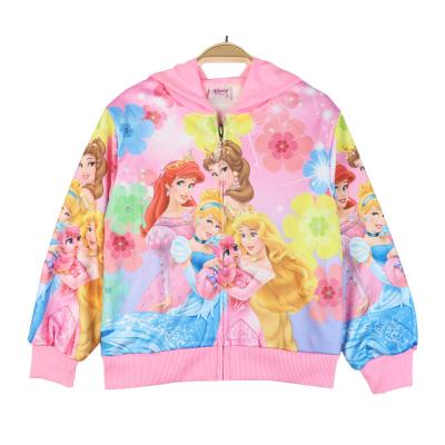 China 2022 New Breathable Spring And Autumn Girls Jackets Baby Children'S Hooded Coat Fashion Anime Clothes 2-8 Years Old for sale