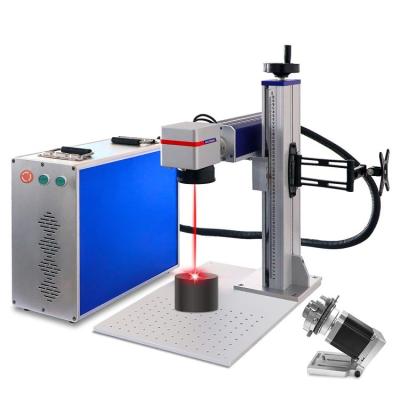 China Deep Gold Copper BlueTimes Aluminum Silver Aluminum Marking Products 30 Watt 20w 30w 50w 70w 100w Fiber Laser Marking Machine for sale