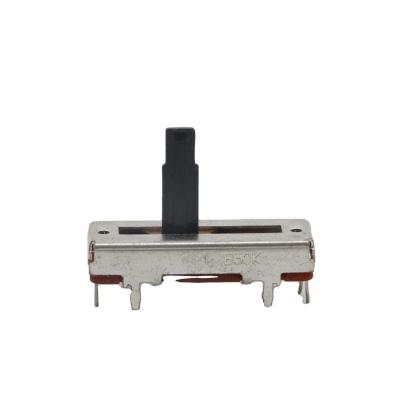 China PC Pin Good quality 15mm travel carbon film potenciometeo slide potentiometer for sale