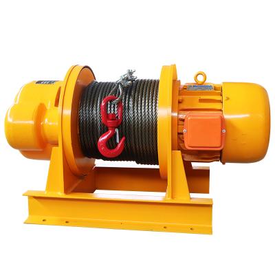 China CRANK High Quality 1000 Kg 100 M Wire Heavy Duty Electric Power Wire Rope Winches for sale