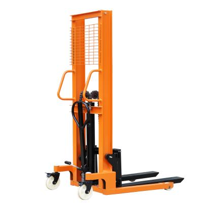 China Wholesale Manual Hand Stacker Material Handling Equipment Factory Hydraulic Pressure Forklifts for sale