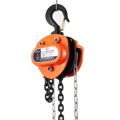 China Hot Factory Price Hotels Hand Strap Block Chain Hoist Fixed Hoist for sale