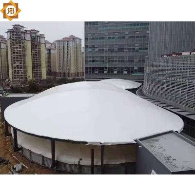 China Guangzhou Modern Supermarket Auditorium Tensile Structure Fabric Tarps for sale