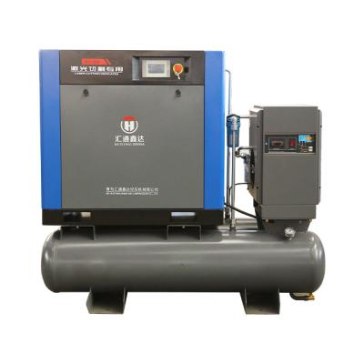 China Best Price Lubricated Four In A Special 16bar Screw Air Compressors Compressor With Dryer For Fiber Laser for sale