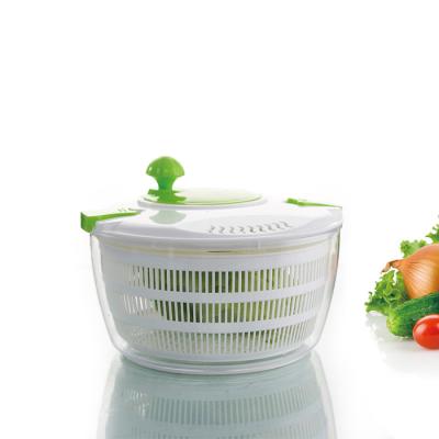 China Sustainable Kitchen 4L Hand Vegetable Salad Spinner Vegetable Dryer for sale