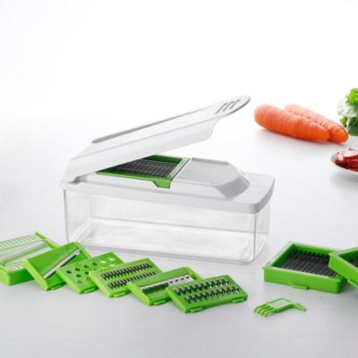 China Viable 8 in 1 Fruit Chopper Slicer Shredder Potato Cuber Garlic Kitchen Tools Vegetable Cleaver for sale