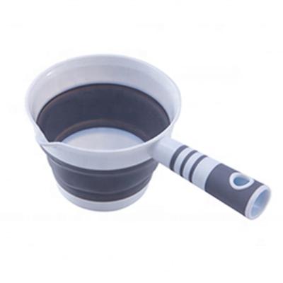 China New Kitchen Sustainable Creative Household Folding Scoop Multifunctional Water Scoop Water Spoon for sale