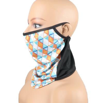 China Factory Wholesale Stretch Bandanas Multifunctional Neck Cuff With Ear Loop LWN0004 for sale