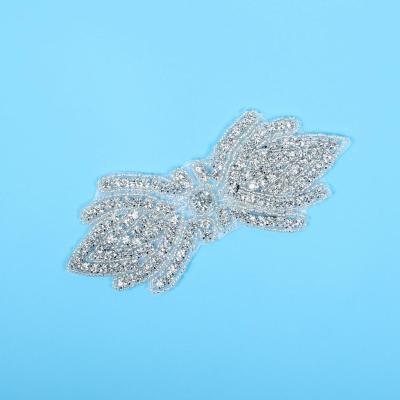 China Viable Wholesale Clear Applique Crystal Wedding Sash Bridal Garter RA101063 for sale