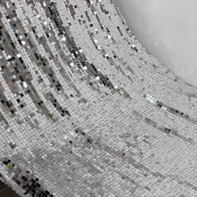 China Plaid Fabric Bolt Blush Sequin Fabric Wholesale Table Cloth Material Glitter Layered Sequin Fabric for sale