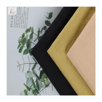 China Stone Washed High Quality Stone Woven Fabric 100%cotton Anti-mosquito wick 100%cotton creap clothes fabric for sale