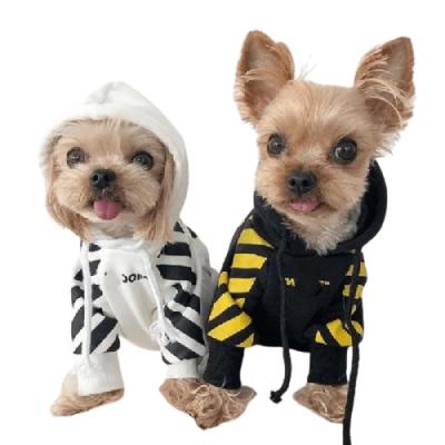 China Wholesale INS pet clothing dog cotton warm clothing stocked luxury pet clothing hoodie for sale