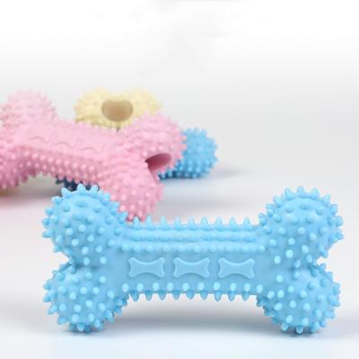 China New Design Custom Wholesale TPR Durable Dog Chew Stocked Toy Interactive Dog Toys for sale