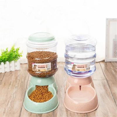 China Large Capacity Non-automatic Automatic Pet Feeder Dog Drinker Smart Water Feeder for sale