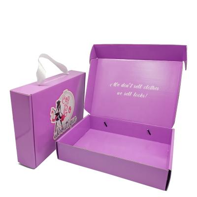 China Recycled Colorful Printing Corrugated Cardboard Lash Boxes Packaging For Cosmetic Custom Different Materials Eyelash Packaging Box Wholesale Sizes for sale