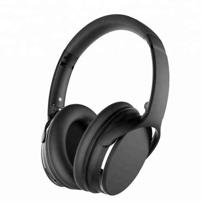 China Active Headband Noise Canceling ANC Stereo Bluetooth Headset Wireless Tooth Blue FCC PC On Ear Headphones for sale