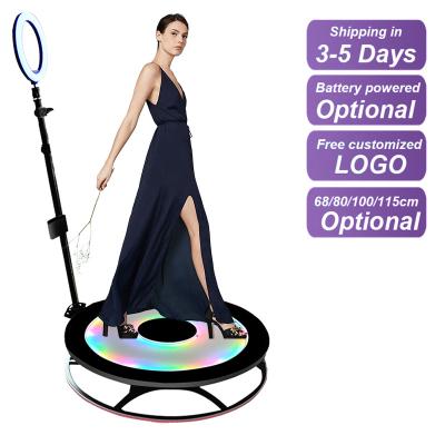 China 360 Degree 360 ​​Degree Rotating Photo Booth Machine Photo Booth Wedding Slow Motion 360 Automatic Photo Booth 360 68cm/80cm/100cm/115cm for sale