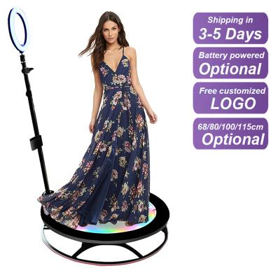 China 360 Rotating Photo Booth Machine 360 ​​Degree Slow Motion 360 Wedding Photo Booth Automatic Photo Booth 68cm/80cm/100cm/115cm for sale