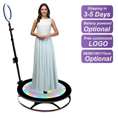 China 115cm Auto Cheap Portable 360 ​​Rotating Camera Booth 360 Photo Booth For Sale 68cm/80cm/100cm/115cm for sale