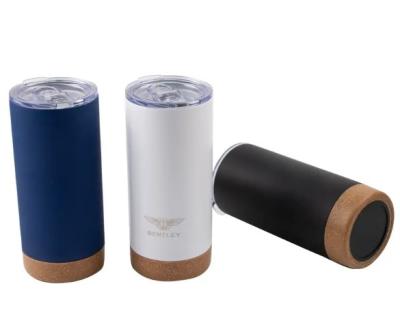 China Stainless Steel Water Bottle Tumbler With Cork Bottom for sale