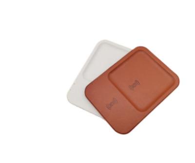 China GOOD-LOOKING Leather wireless charging tray-Make your brand ubiquitous for sale