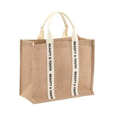 China Customized Jute Tote Bags: Your Eco-Friendly Fashion Statement for sale