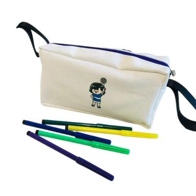 China Customized High-Quality Canvas Pen Bag: Your Unique Stationery Companion for sale