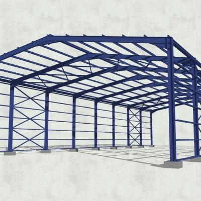 China Steel Structure warehouse Customized Pre-Engineerd Prefabricated Steel Structure Building Warehouse/Workshop for Industrial Construction for sale