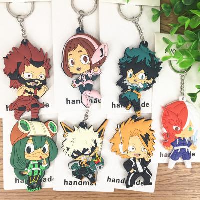 China UFOGIFT Rubber Japanese Anime Bakugo Katsuki Deku Boku No Hero Academia Key Chain My Hero Academia Keychain for sale