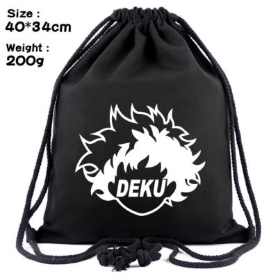 China Gift Bag UFOGIFT Boku No Hero Academia Drawstring Bag My Hero Academia Drawstring Backpack for sale