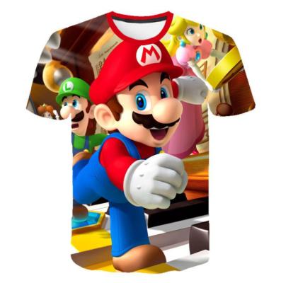 China UFOGIFT Viable Men's Mario T-shirt Anime Clothing Cartoon T-Shirt So for sale