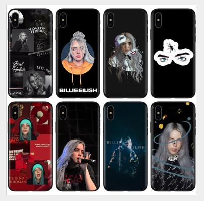 China Popular Billie Eilish Phone Case TPU Billie Eilish Phone Cover TPU Personality Hitter Protector For Phone 12 for sale