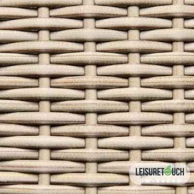 China Modern High Temperature Resistance Half Round Decorative Outdoor Furniture Synthetic Artificial Rattan for sale