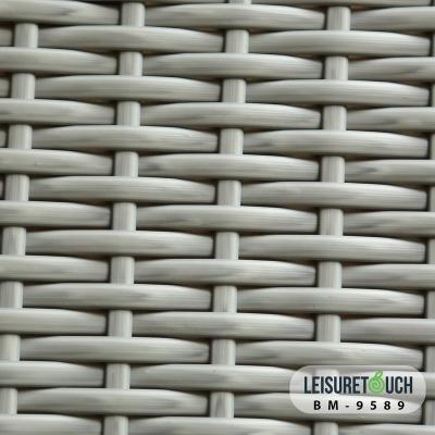 China Outdoor Natural Color PE Rattan Material Modern Certified Customized Furniture Flat Wicker for sale