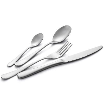 China Amazon Sustainable High Quality Hot Sale 18/0 In Stock Stainless Steel Flatware Serving For 6 Person for sale