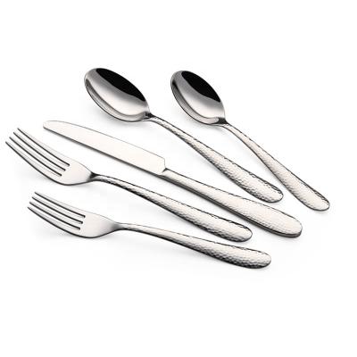 China Sustainable stainless steel cutery set for America market flatware set spoon fork knife for sale