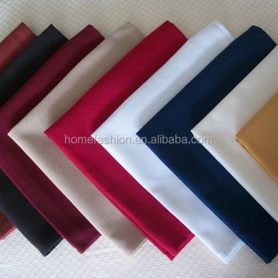 China Easy to wash and good color fastness 100%spun high quality polyester tablecloth and napkin for sale