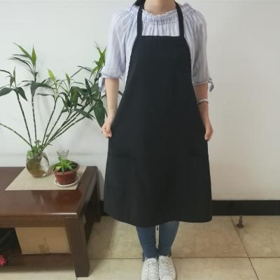 China Cheap Resturant Poly / Cotton MJS Kitchen Cooking Apron Chef Apron for sale