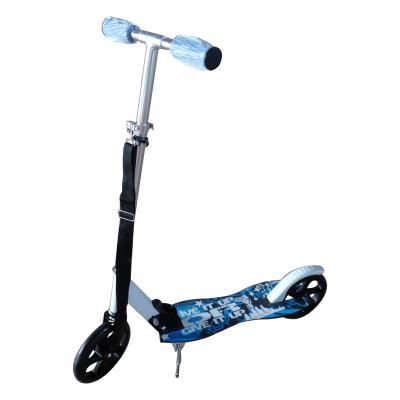 China QUZOOR Fast Wholesale Cheap Folding Kick Scooter 200mm Big Wheel Best Foot Scooter for sale