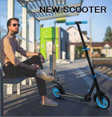 China Fast Folding And Durable QUZOOR Hot Sale Folding Double Layers Adult Platform Kick Scooter for sale