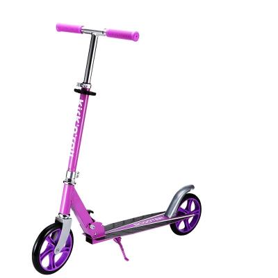 China Fast Folding Quzoor Kick Scooter with Adjustable Height Two Footed Kick Scooter for Girls for sale