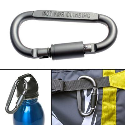 China Aluminum Alloy Metal Aluminum Carabiner Clip for sale