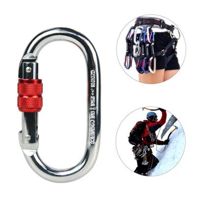 China Wholesale Outdoor Climbing Alloy Steel Carabiner for sale