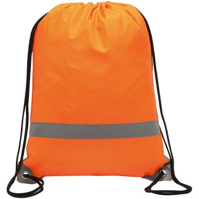 China Backpack Promotional Security Reflective Drawstring Bag for sale