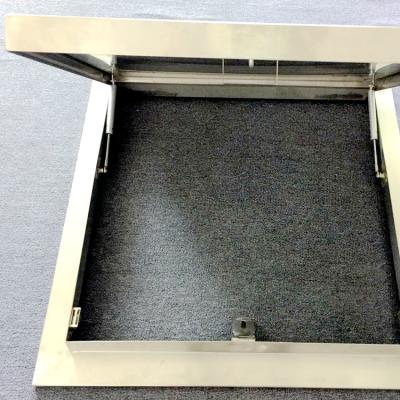 China Stainless Steel Material Folding Roof Access Hatch Skylight , Steel Roof Hatch for sale